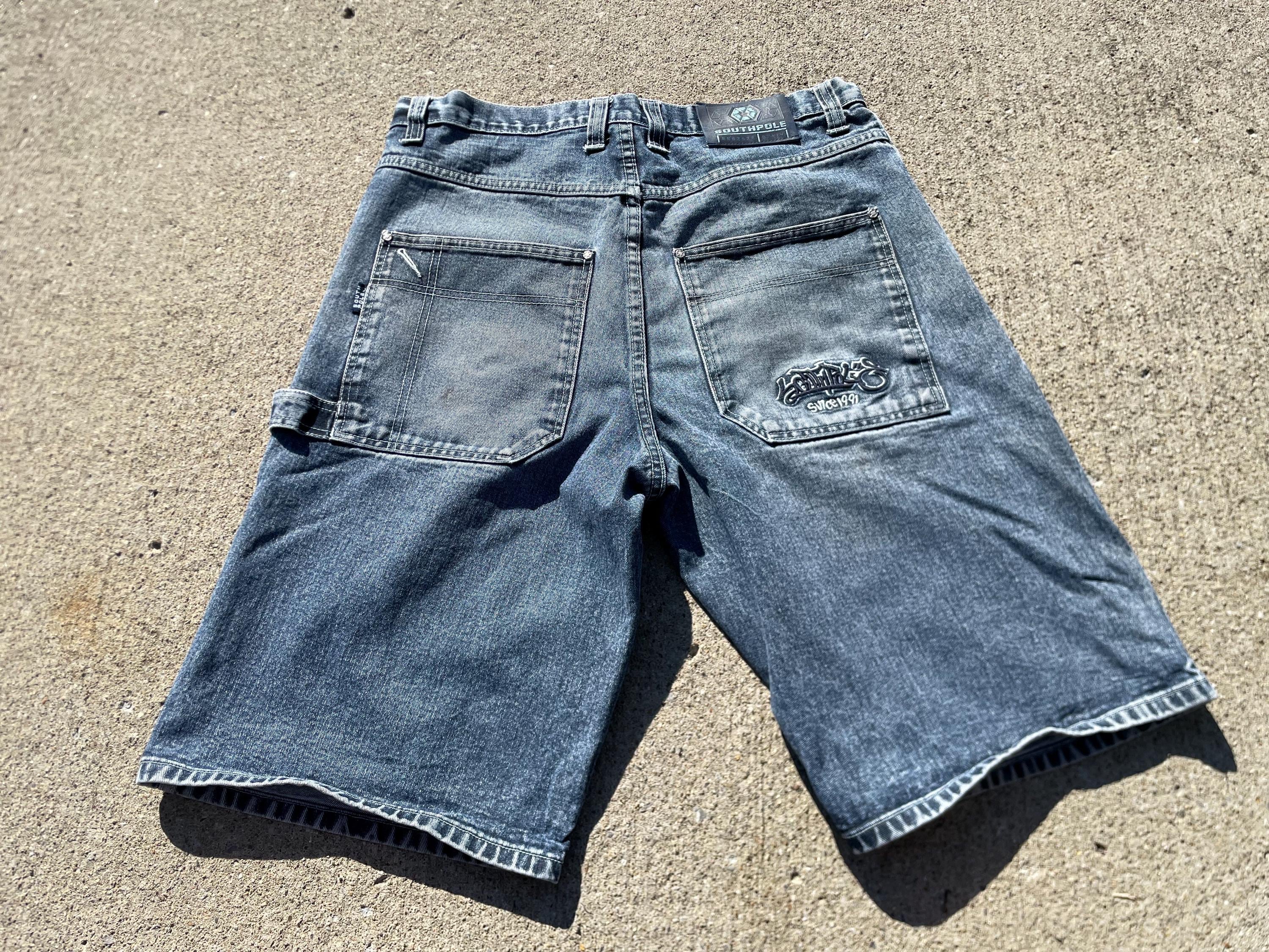 Vintage Y2k Southpole Denim Shorts Sz 36 Jorts - Etsy