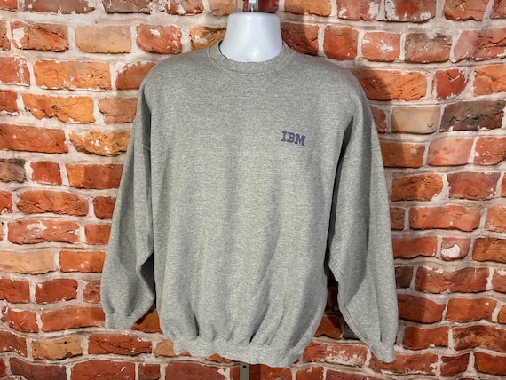 vintage IBM sweatshirt sz XL computer nerd 90s
