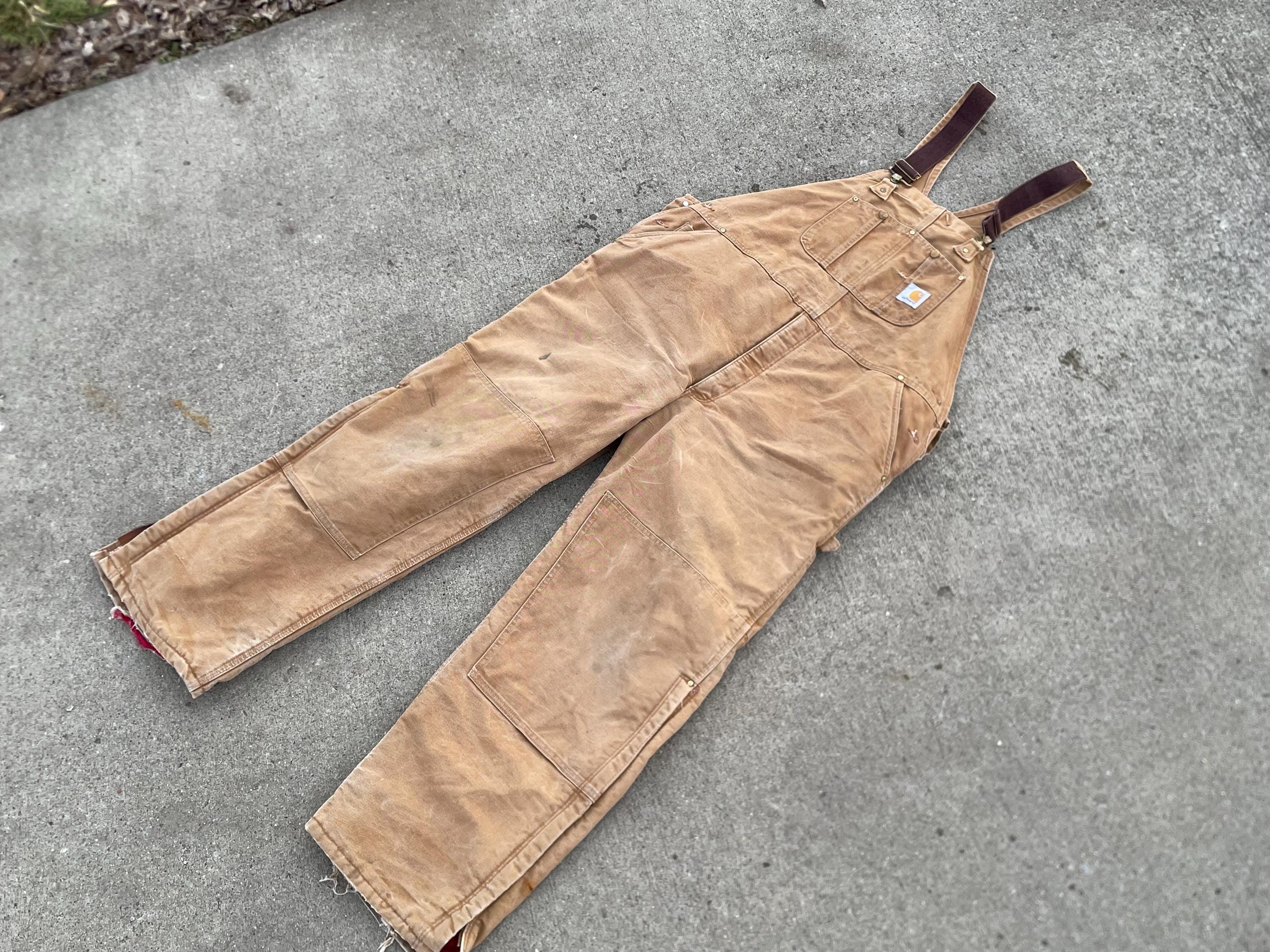Carhartt Double Knee Overalls - Etsy