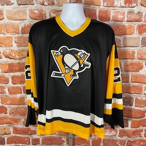 vintage 80s 90s Pittsburg Penguins CCM Hockey Jersey - sz 2XL - 25 Stevens stitched
