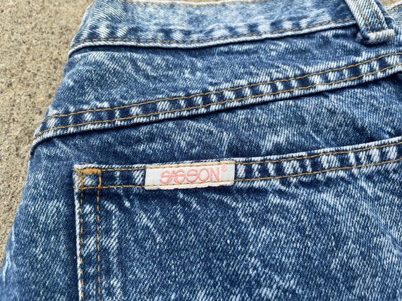 vintage 80s 90s Sasson acid wash mom jeans - sz 1… - image 2