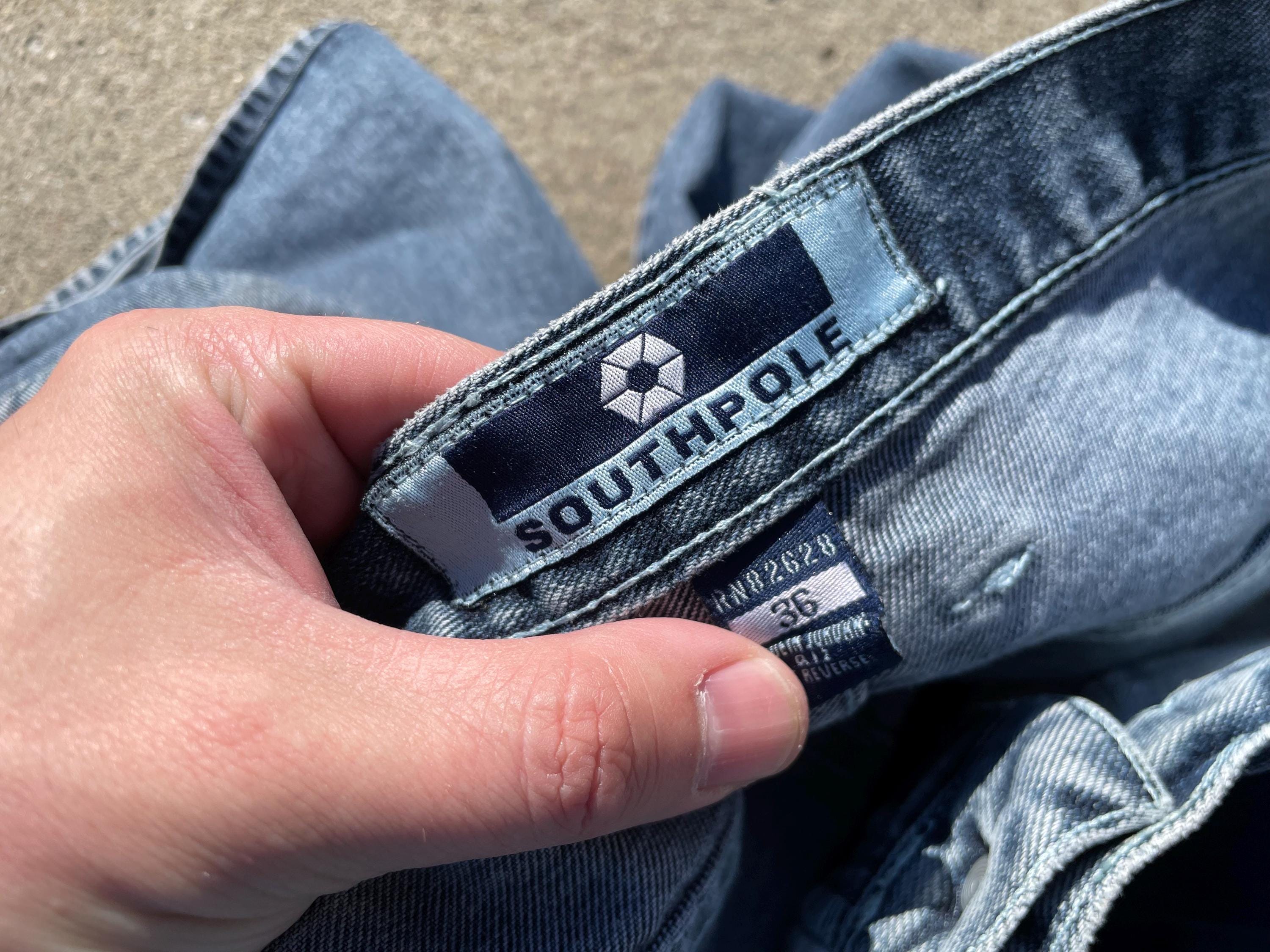 Vintage Y2k Southpole Denim Shorts Sz 36 Jorts - Etsy