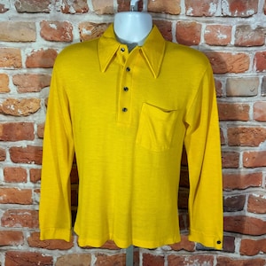 60s Big Collar Shirt - Etsy