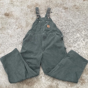Carhartt Double Knee Overalls - Etsy