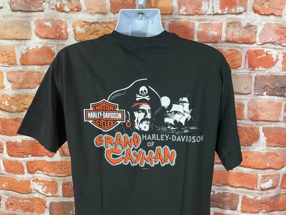 vintage y2k Cayman Islands Harley Davidson shirt … - image 2