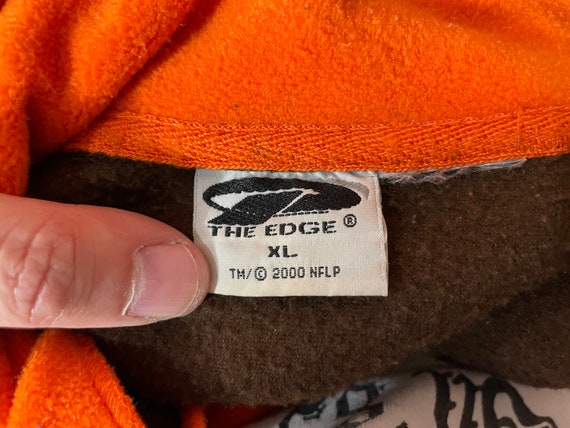 vintage Cleveland Browns fleece 1/4 zip pullover … - image 2