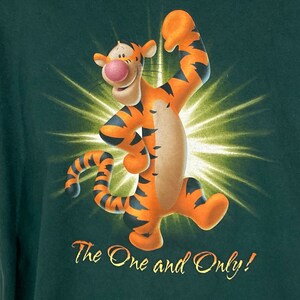 Vintage 90s Tigger the One and Only Shirt - Sz L - Emo Indie