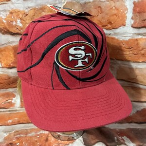 vintage 90s NWT Drew Pearson San Francisco 49ers Swirl snapback hat