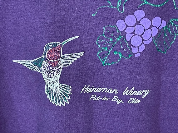 vintage 80s 90s Heineman Winery Put In Bay single… - image 2
