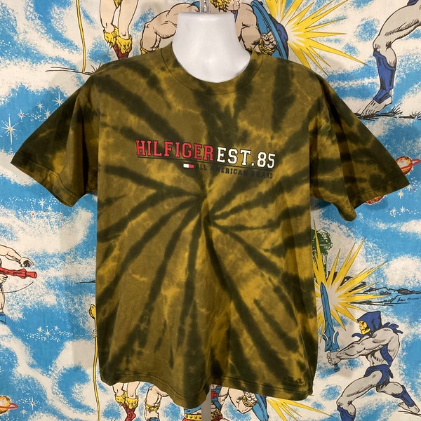 tommy jeans tie dye t shirt