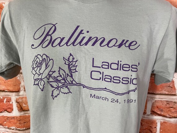 vintage 1991 Baltimore Ladies Classic shirt - fit… - image 4
