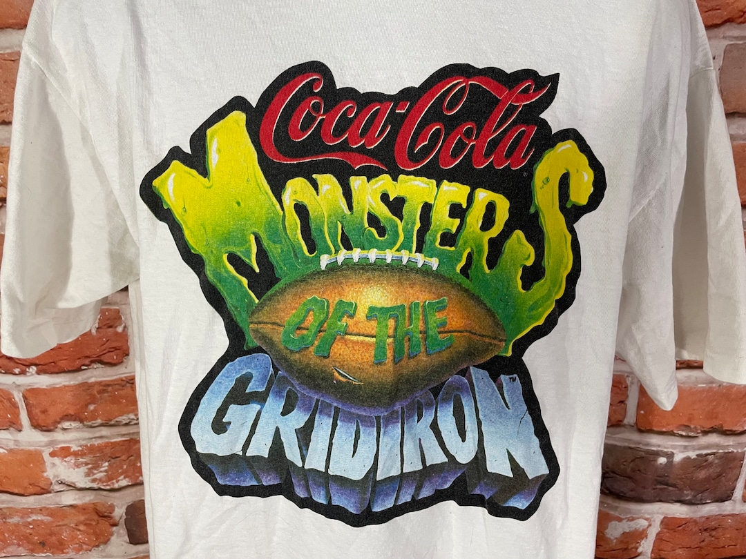 Cocacola ✖︎Fifaworldcup コラボ VINTAGEシャツ Vintage Coca Cola Monsters of the Gridiron Promo Shirt - Sz XL