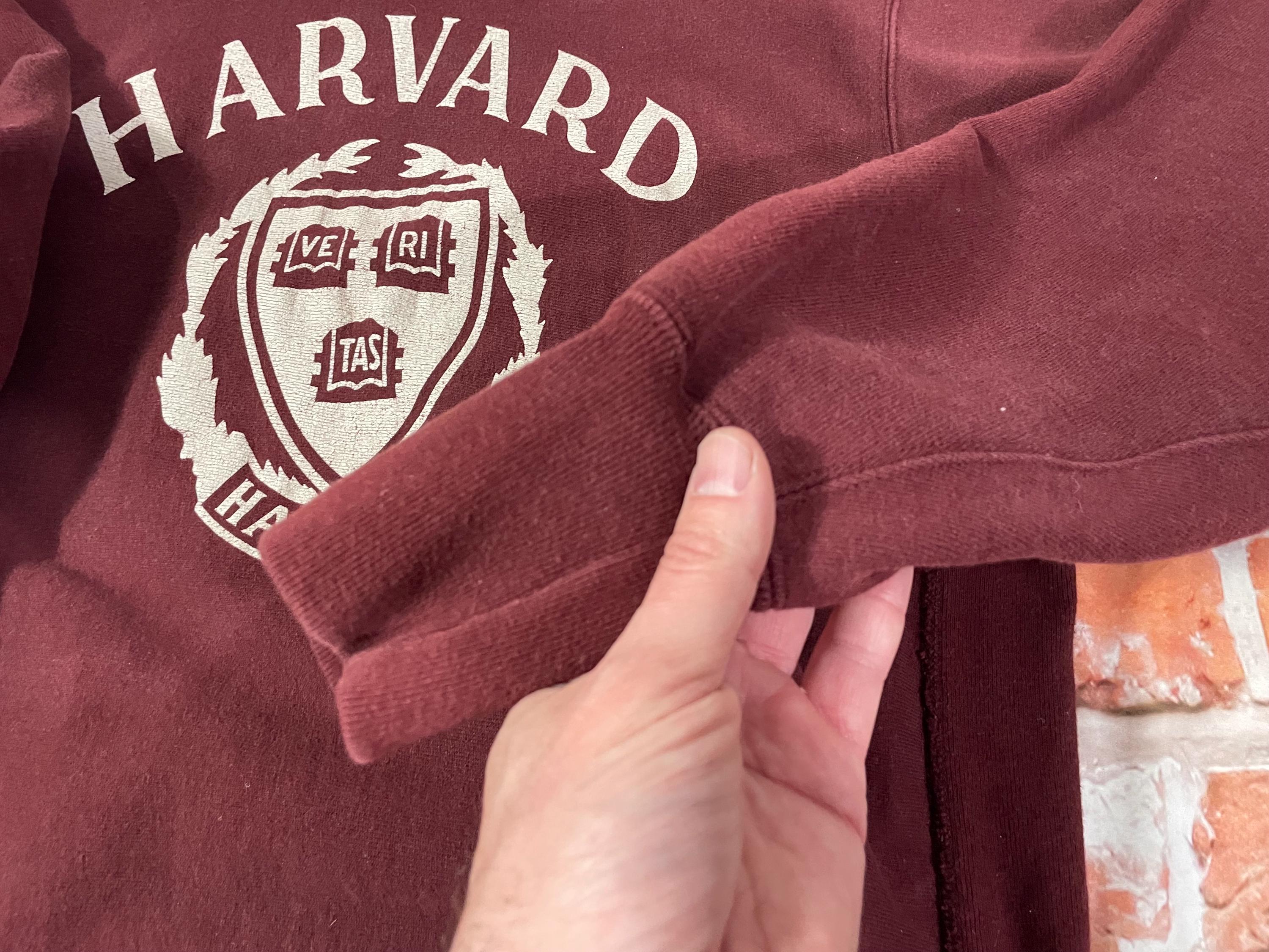 Vintage 80s Harvard Champion Reverse Weave Crewneck Sweatshirt 