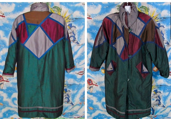 Insane 80s 90s Full Length PUFFER SKI Jacket - Col