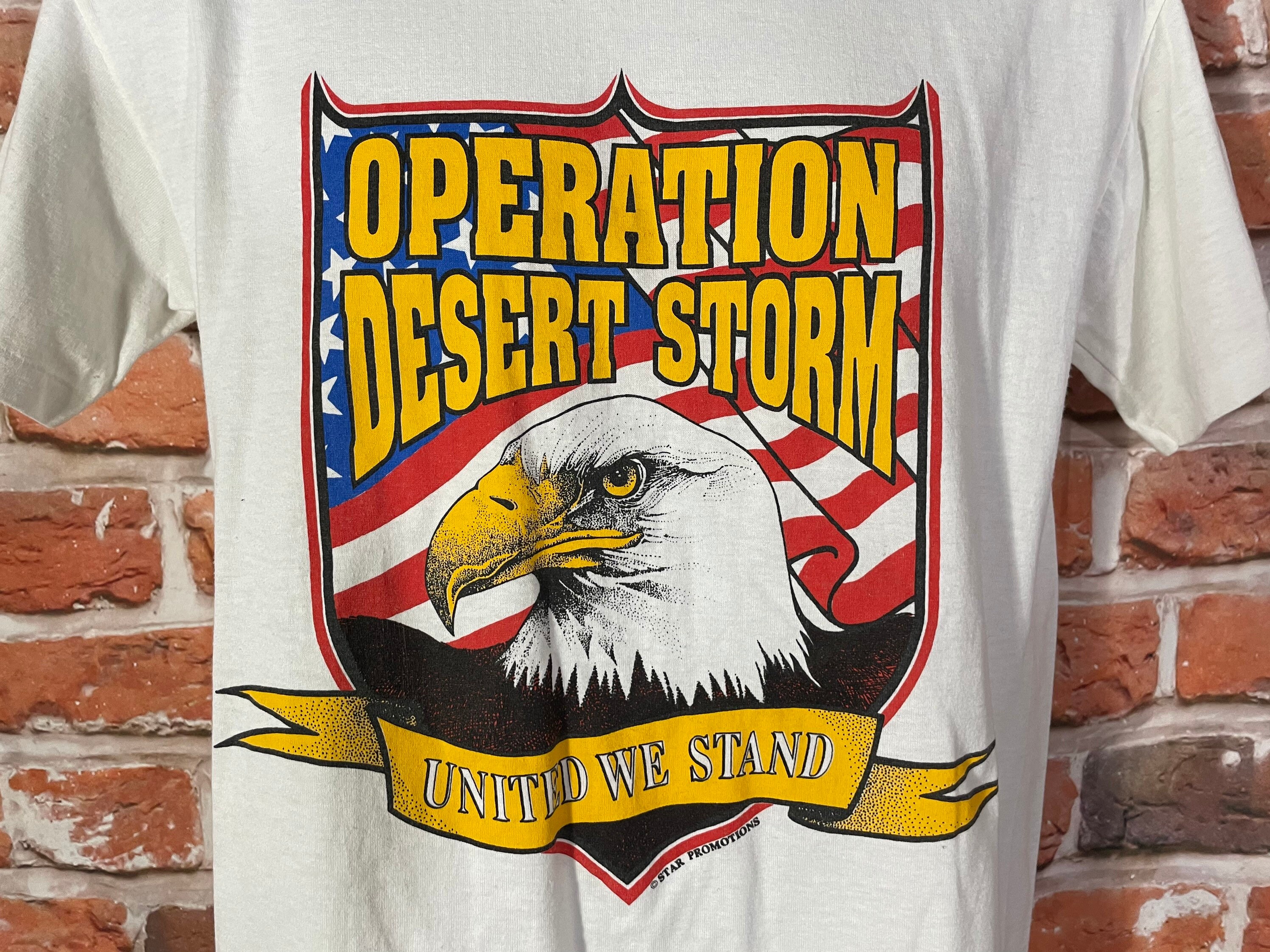 Vintage jaren '90 Operation Desert Storm shirt - past S - enkele