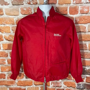 vintage 80s Ladies Kentucky Fried Chicken windbreaker jacket - fits M/S - kfc grunge emo fast food