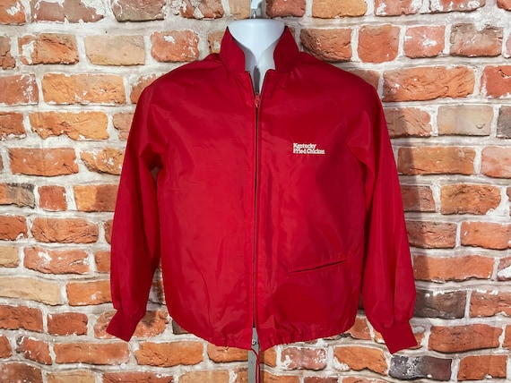 Vintage 80s KFC Windbreaker Jacket - Ladies Size M