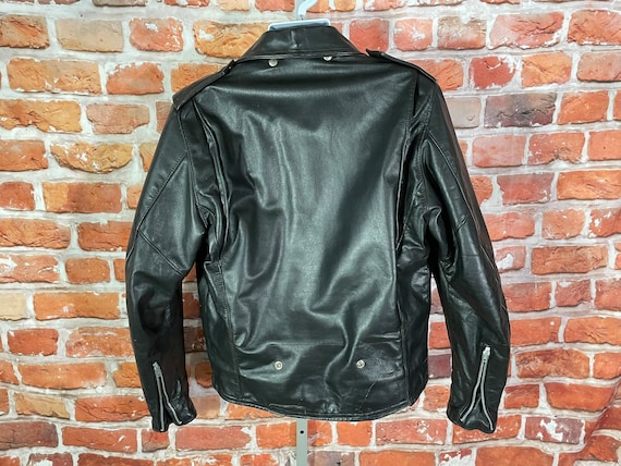 vintage 60s 70s Harley Davidson leather biker jac… - image 5