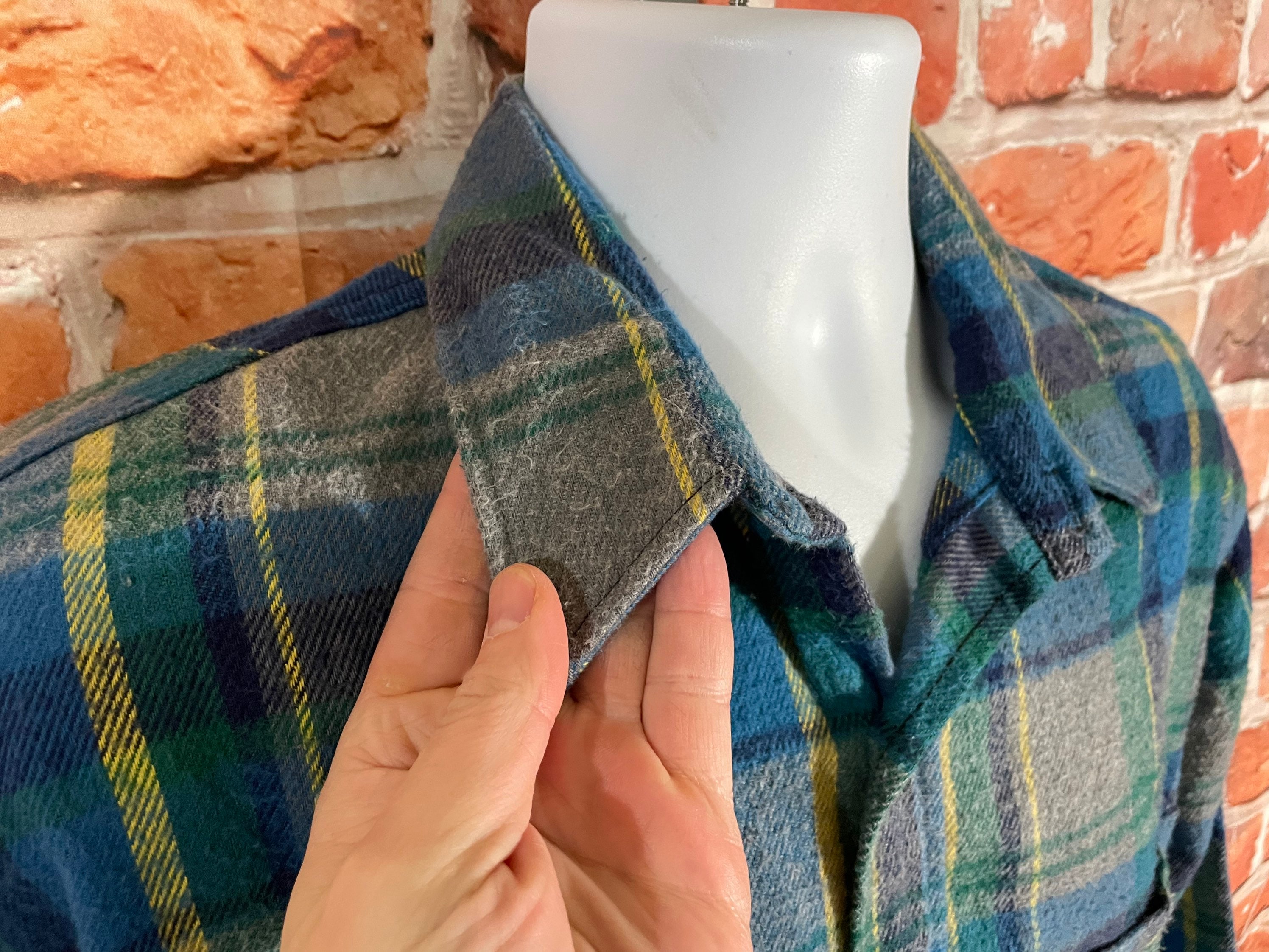 Vintage 80s 90s Colorful St Johns Bay Thick Plaid Flannel