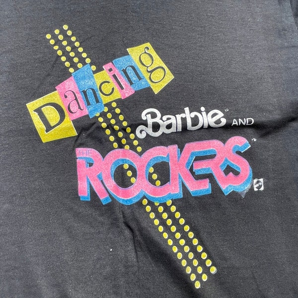 vintage 80s Barbie And The Rockers shirt - girls youth sz 14/16 - screen stars tee
