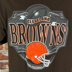 chemise vintage des années 90 des Cleveland Browns - sz L - t-shirt grunge à point unique