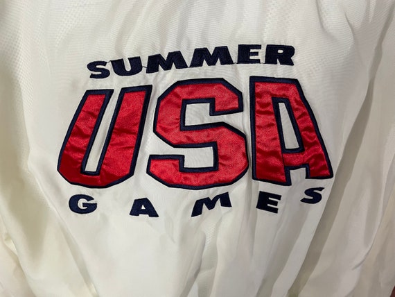 vintage 1996 Starter USA Atlanta Olympics pullove… - image 4