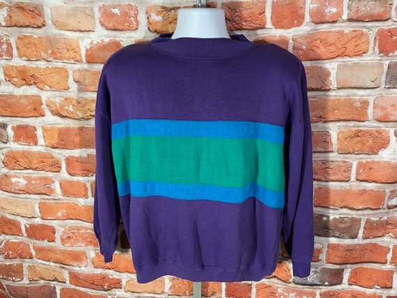 Vintage 80s 90s Soft Purple Striped Boxy Fit Sweatshirt XL - Etsy Australia