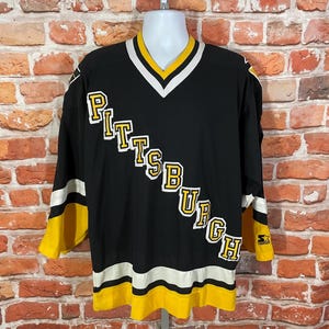 Vintage 90s Pittsburgh Penguins starter hockey jersey sz L