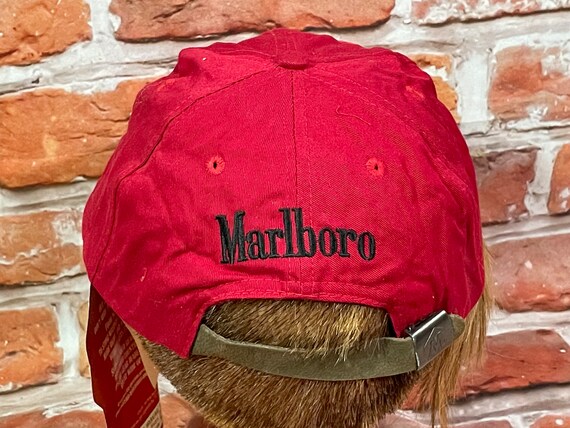 Vintage 90s Deadstock Marlboro Country Store Strapback Dad Hat