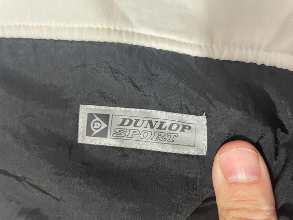vintage Dunlop geometric block sweatshirt - sz L - 80s 90s grunge funky View 2