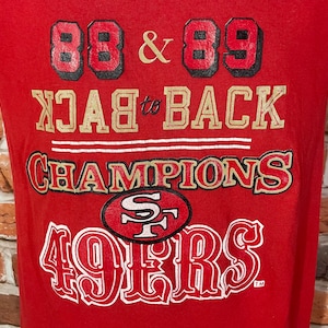 Vintage 1984 NFC Champions San Francisco 49ers Ringer T