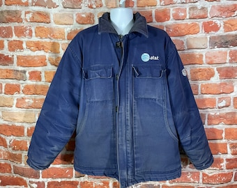 Vintage Carhartt Denim Chore Jacket - 2003 Blanket Lined