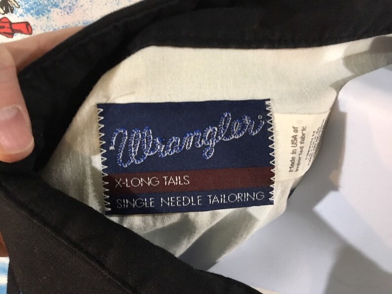 Aztec Vaporave INSANE 90s Wrangler Western Pearl Snap Shirt totally vintage 1990s