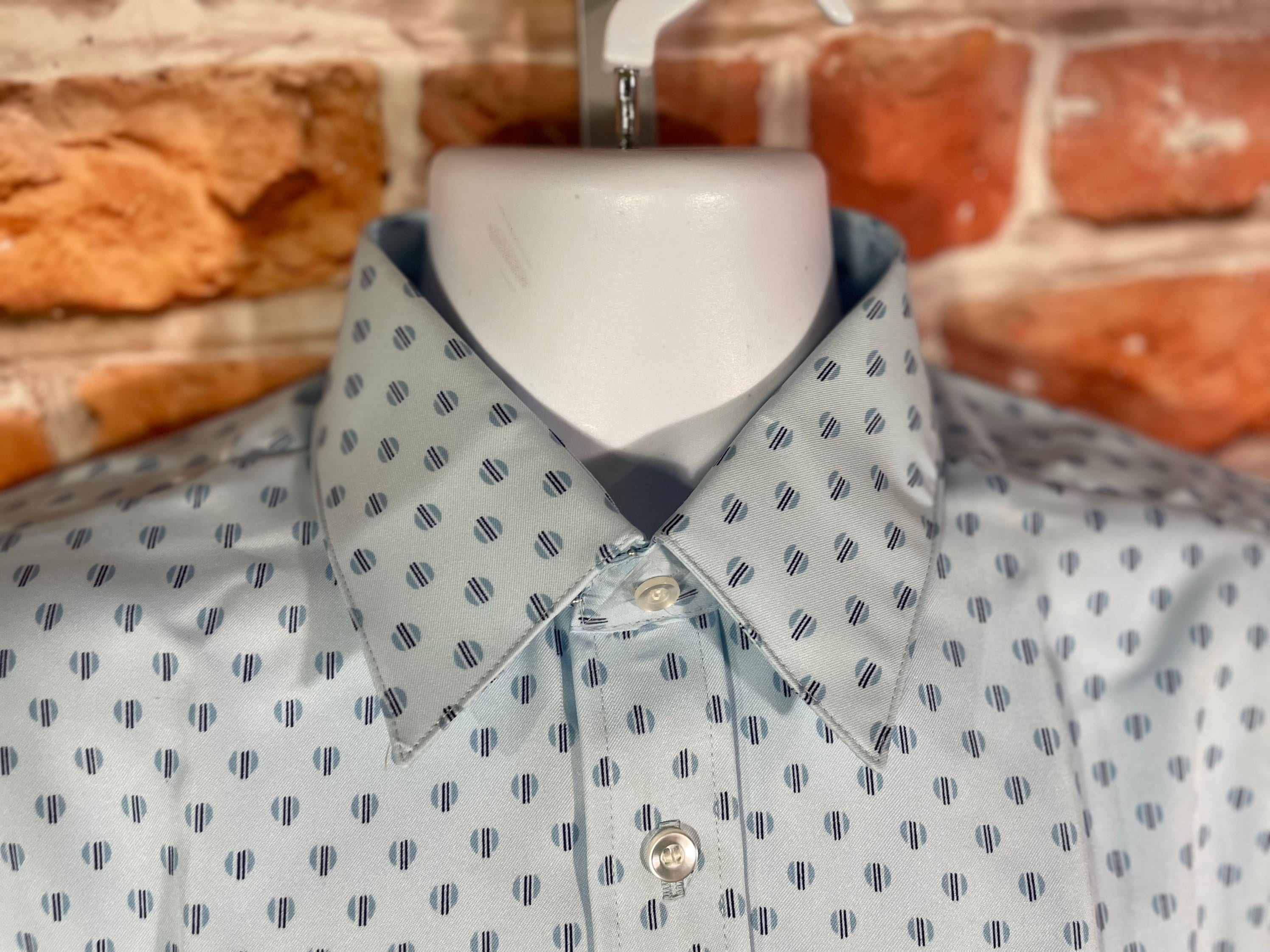 Vintage 60s 70s Montgomery Ward Funky Long Sleeve Button Down