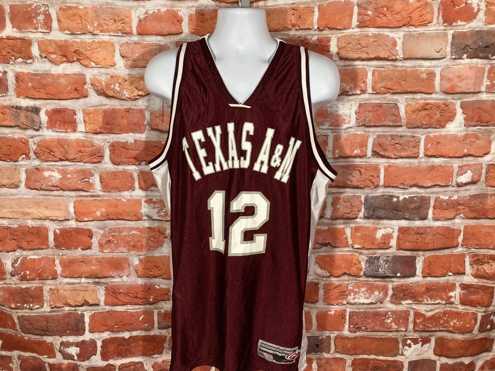 Vintage Texas A&M Basketball Jersey fits XL Aggies 90s Etsy