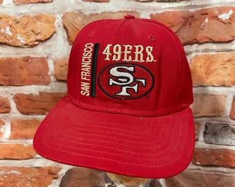 帽子 VINTAGE 90s NFL SAN FRANSISCO 49ers cap Vintage 90s San Francisco 49ers Diamond Snapback Hat Cap