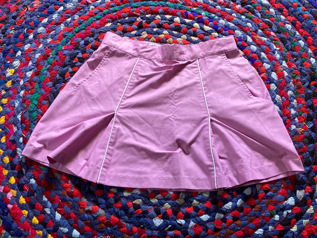 Vintage 70s Mauve Mini Skirt Sz 12 Cute Emo Indie Light - Etsy
