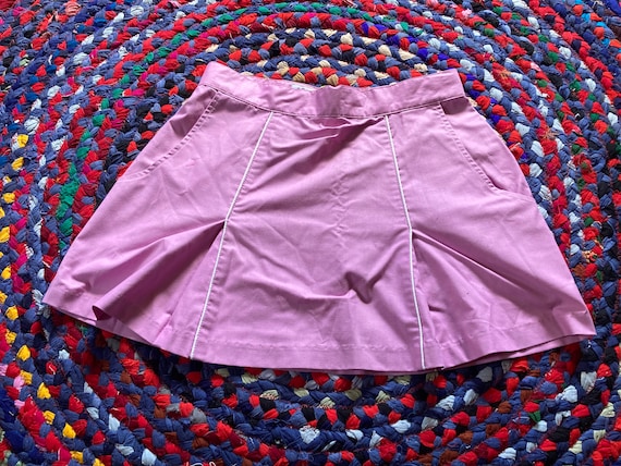 Vintage 70s Mauve Mini Skirt Sz 12 Cute Emo Indie Light | Etsy
