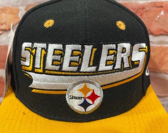 Vintage NOS 90s Pittsburgh Steelers Snapback Hat - Etsy