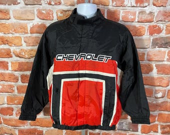 Vintage 90s Camel Smokin Joe's Racing Jacket Full Zip Yellow