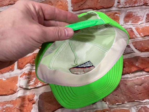 Vintage Neon Green AC Delco Trucker Hat, 80s/90s Deadstock View 6