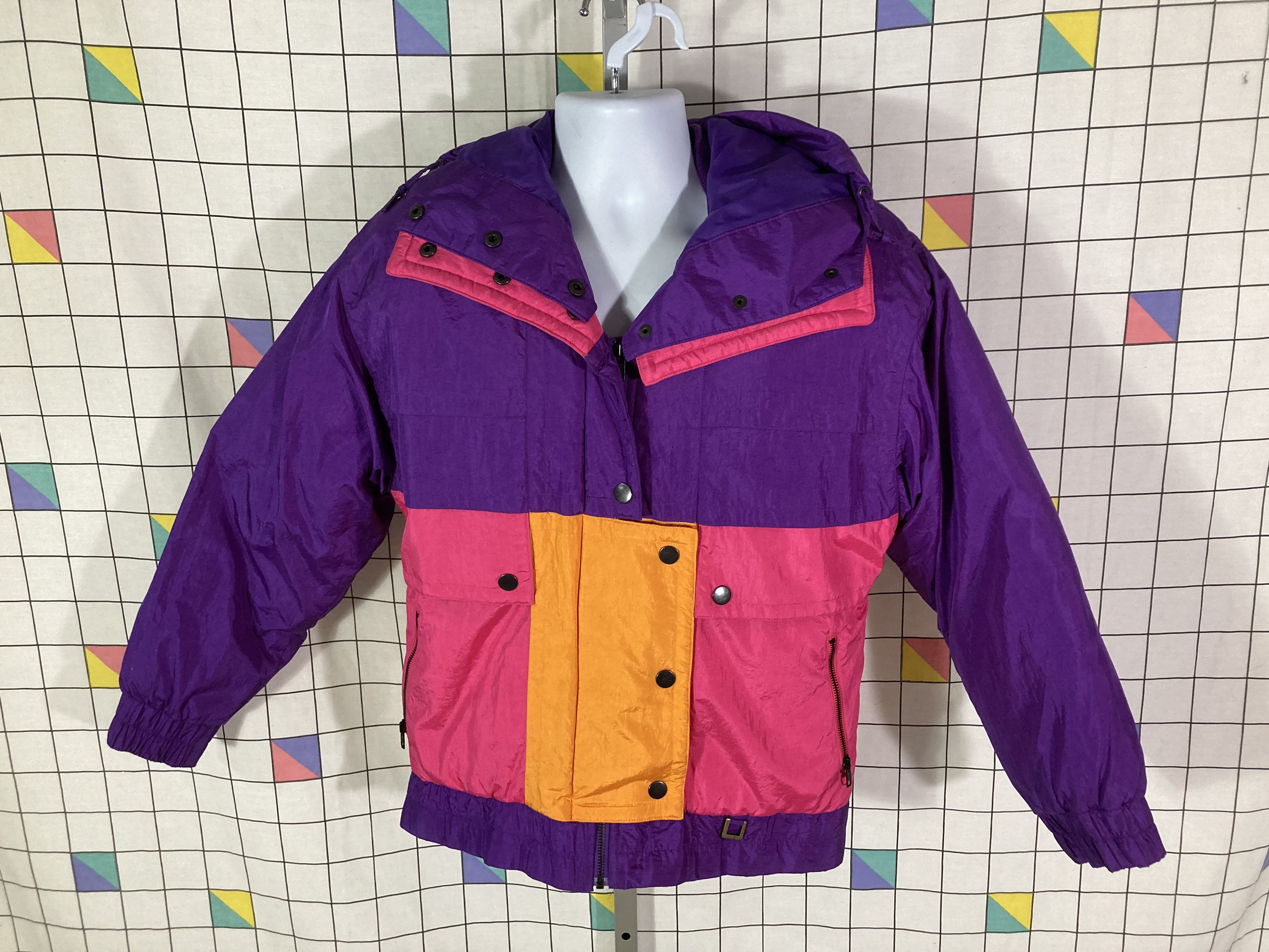 Neon Puffer Jacket - Etsy