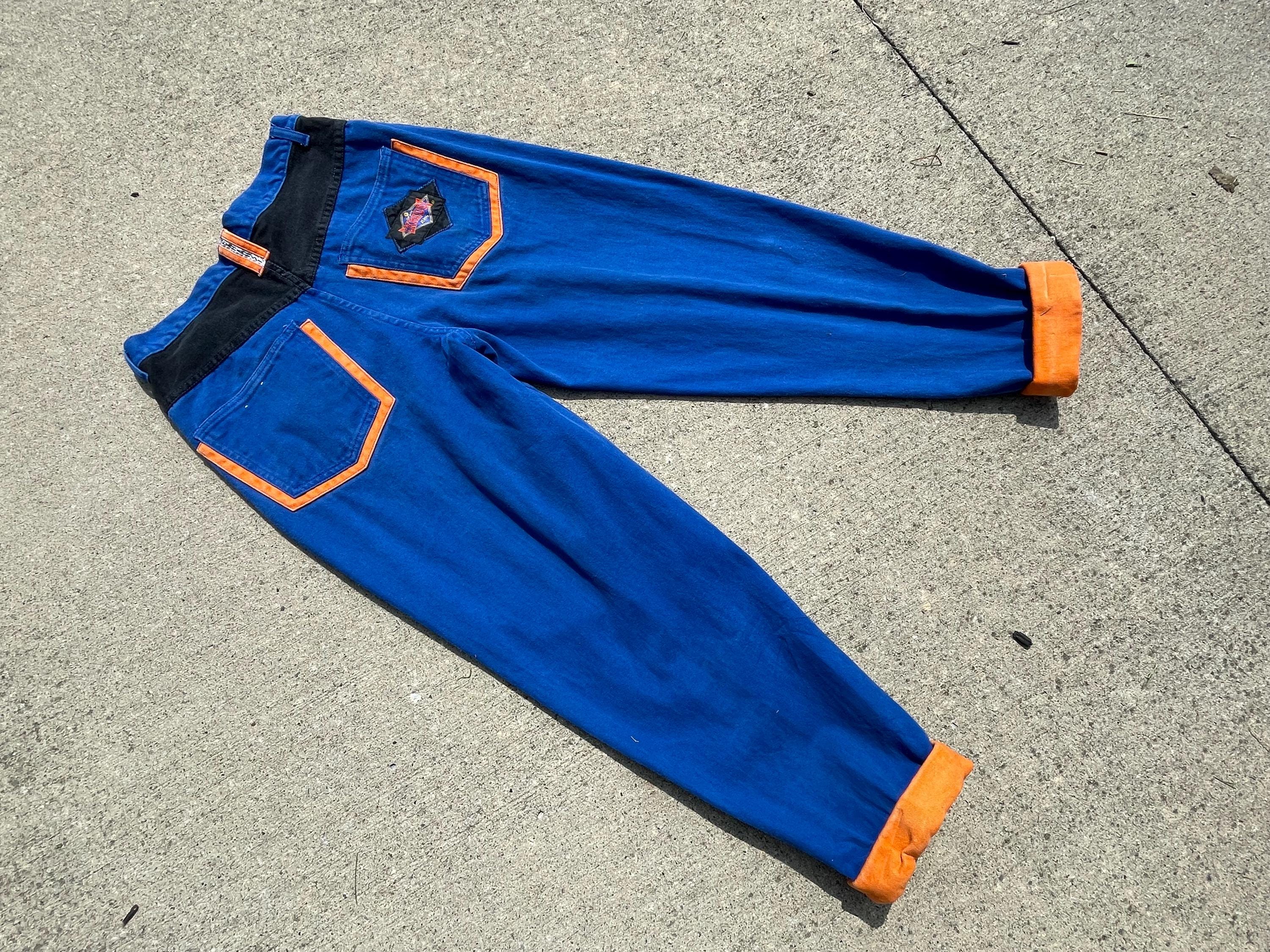 Vintage 90s Exhaust G Money Colorful Jeans - Sz 34 - Hip Hop