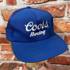 vintage 80s Coors Racing Sportsman snapback trucker hat - nascar grunge mesh hat