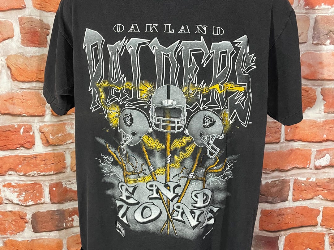 Vintage Oakland Raiders End Zone Magic Johnson Shirt - Sz L