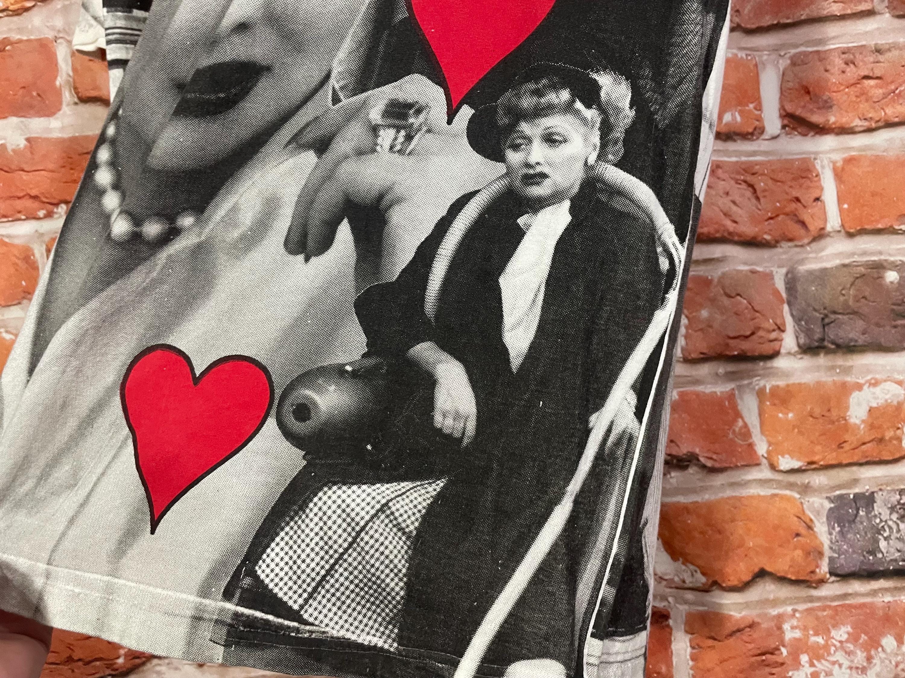 ヴィンテージ I Love Lucy オールオーバープリント 90年代 シャツ