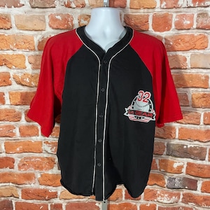 vintage LA Gear baseball jersey shirt - sz 2XL fits short -