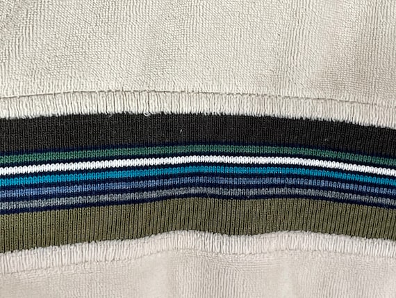 vintage 90s Maui & Sons Terry Cloth striped surf … - image 2