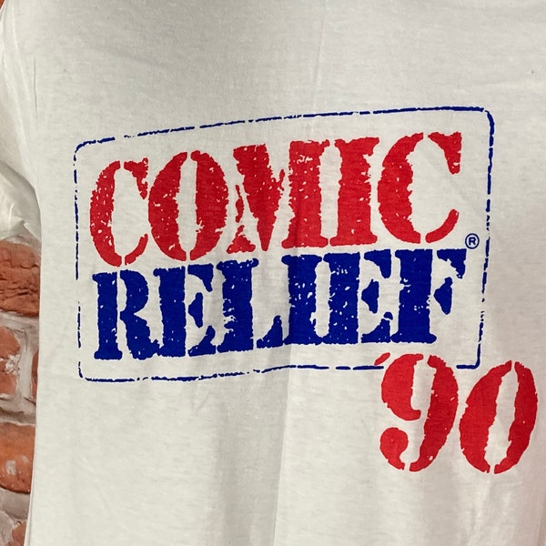 vintage HBO Comic Relief 1990 shirt - sz L/M - comedy Billy Crystal Whoopie Gdberg Robin Williams 90s tee