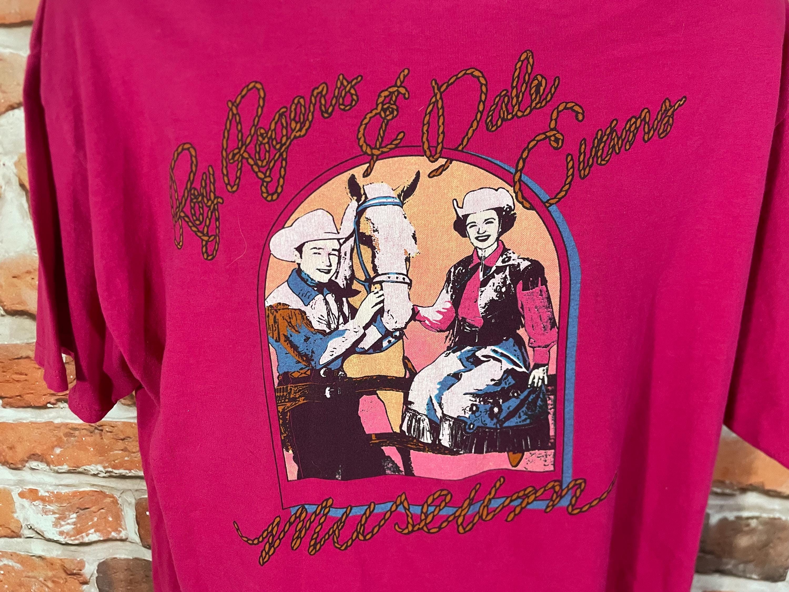 ヴィンテージRoy Rogers カウボーイ ウエスタン映画 90年代 tシャツ Roy Rogers Shirt - Etsy